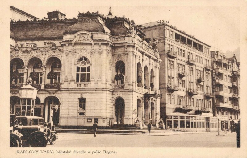 Czech Republic Karlovy Vary Mestské divadlo a palác Regina 03.84