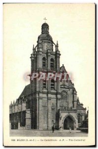 Old Postcard Blois La Cathedrale