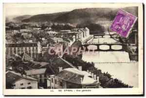 Old Postcard Epinal General view