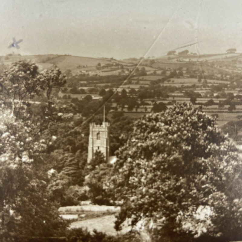 c1930s RPPC Vale Cathedral Whitchurch Canonicorum England Dorset UK Postcard 