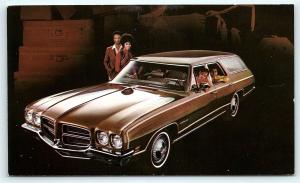 Postcard 1972 Pontiac LeMans Station Wagon Haley Pontiac Dealership Richmond B36