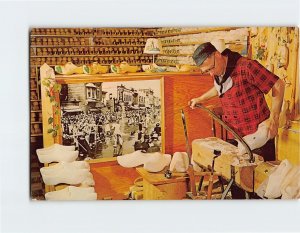 Postcard Holland's Wooden Shoe Factory, Dutch Novelty Shop, Holland, Michigan