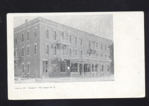 MILBANK SOUTH DAKOTA HOTEL ST. HUBERT DOWNTOWN OLD ADVERTISING POSTCARD