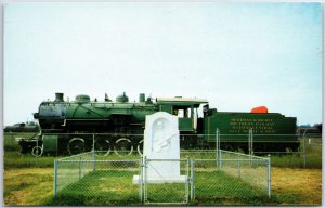 VINTAGE POSTCARD THE JIMMIE ROGERS MEMORIAL LOCATED NEAR MERIDIAN MISSISSIPPI