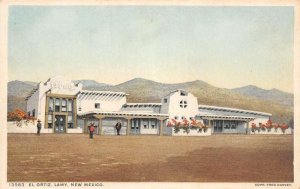 Lamy New Mexico street view of El Ortiz vintage pc DD7767