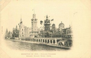 1900 Paris France Exposition Pavilions Etrangers Postcard Undivided 6367