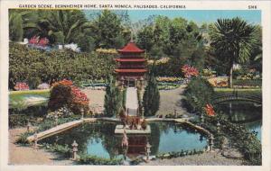 California Palisades Garden Scene Bernheimer Home Santa Monica