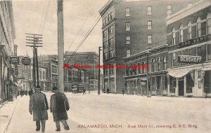MI, Kalamazoo, Michigan, East Main Street, E & C Building, Farmer Fred Pub