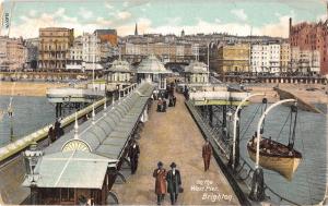 uk29058 on the west pier brighton  real photo uk