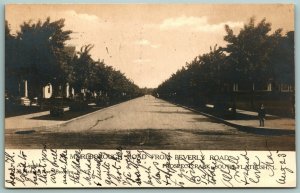 Marlborough Road Street South Flatbush Long Island NY UDB Postcard F15