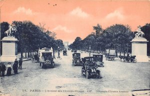 US21 Europe postcard France Paris avenue des Champs Elysees