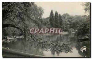 CARTE Postale Old Paris and Wonders The Parc des Buttes Chaumont Lake