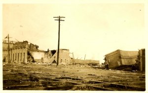 OH - Lorain. Tornado Destruction, June 1924.   *RPPC