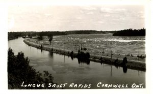 Canada - Ontario, Cornwall. Longue Sault Rapids.  *RPPC
