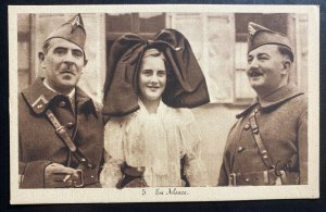 Mint France Real Picture Postcard RPPC In Alsace Army