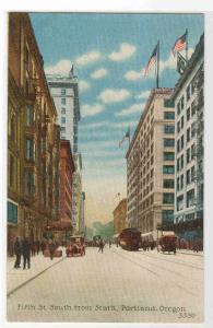Fifth Street South Portland Oregon 1910c postcard