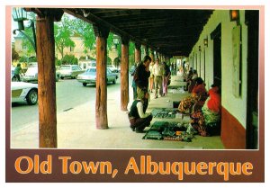 Old Town Plaza  Albuquerque New Mexico Unposted Chrome Postcard 