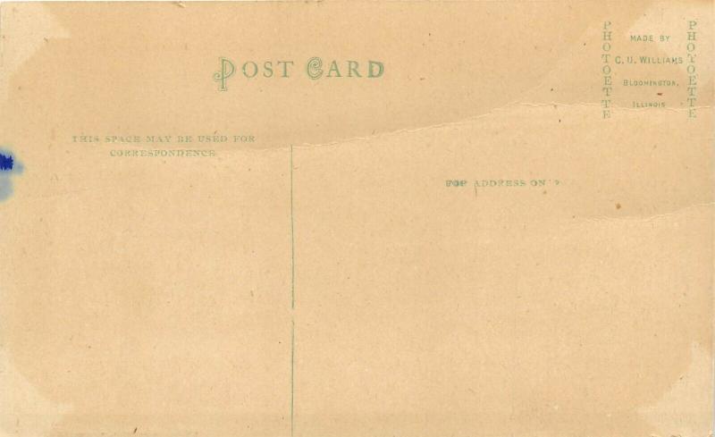 Bloomington Illinois c1910 Entrance To Bloomington Cemetery