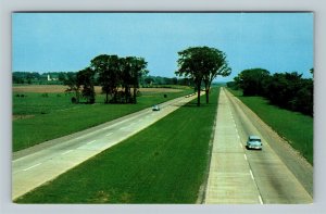 New York State Thruway, Toll Expressway, Vintage New York Postcard 