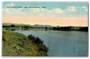 c1910 Connecticut River Near Lake Northampton Massachusetts MA Vintage Postcard