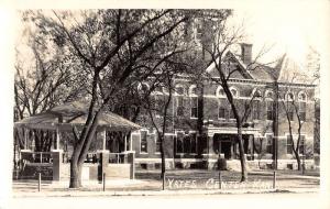 Yates Center Kansas Court House Real Photo Antique Postcard K40821