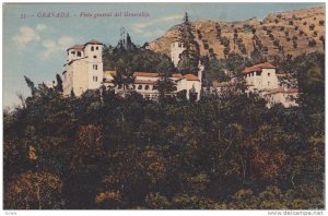 Vista General Del Generalife, Granada (Andalucia), Spain, 1900-1910s