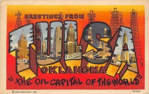 Greetings The Oil Capitol Of The World Tulsa OK 