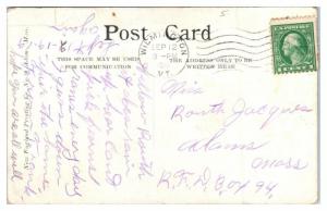 1919 Mountain Mills Dam, Wilmington, VT Postcard