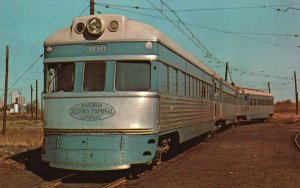 Vintage Postcard Illinois Terminal 300 One Of Three Sets  Streamlined Equipment