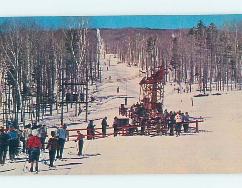 Chrome SKIING SCENE Ludlow Vermont VT AG5093