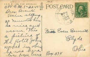 Brazos Hotel Houston Texas roadside #7788 HTTCO 1915 Postcard 20-5675