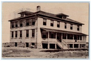 1910 Hospital Exterior View Building Twin Falls Idaho Vintage Antique Postcard