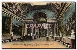 Old Postcard Versailles Chateau Gallery Of Battles