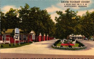 Alabama Montgomery Davis Tourist Court Curteich