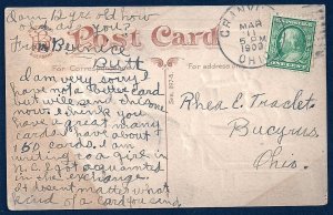 'Friday' 2 Sunbonnet Girls Baking Used 1909