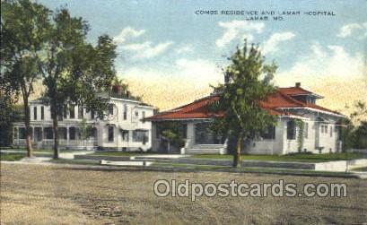 Lamar Hospital, Lamar, MO Medical Hospital, Sanitarium 1922 postal used