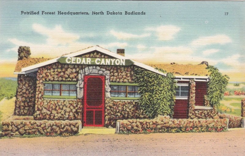 North Dakota Badlands Petrified Forest Headquarters sk7491