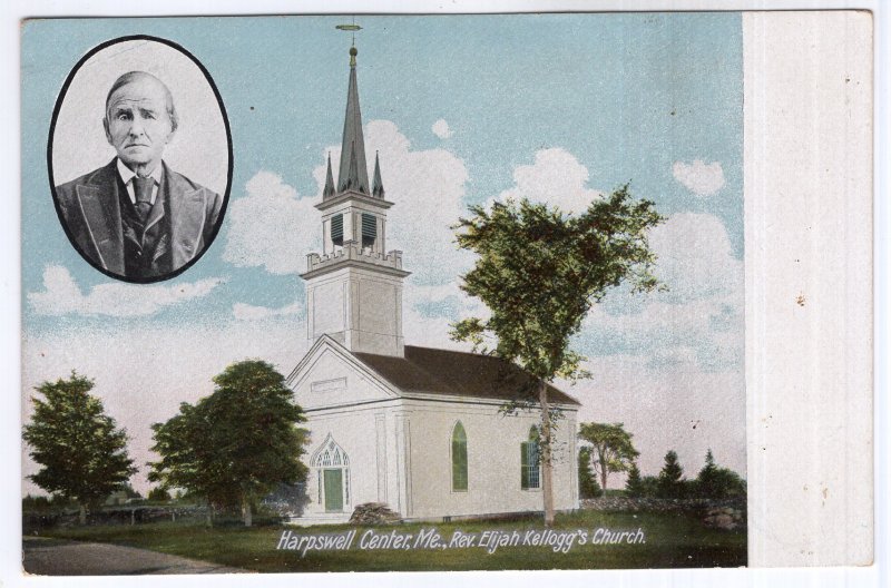 Harpswell Center, Me, Rev. Elijah Kellogg's Church