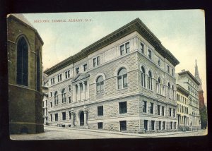 Albany, New York/NY Postcard, Masonic Temple, 1908!