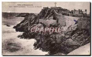 Postcard Old Saint Lunaire Cote d'Emeraude