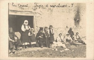 Macedonia Village Life RPPC 05.92