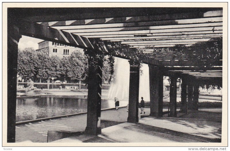 MANNHEIM, Baden-Wurttemberg, Germany, 1930-1940's; Rosengarten