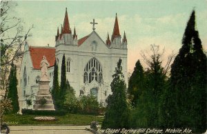 Postcard New Chapel Spring Hill College Mobile AL