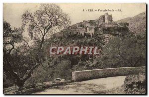 Old Postcard Eze General view