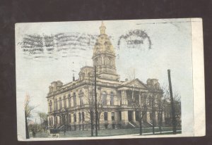 SEDALIA MISSOURI ORIGINAL PETTIS COUNTY COURT HOUSE 1908 VINTAGE POSTCARD