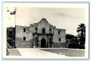 1949 View Of Alamo San Antonio Texas TX RPPC Photo Posted Vintage Postcard
