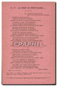 Old Postcard It was a can ship Jean Vezere