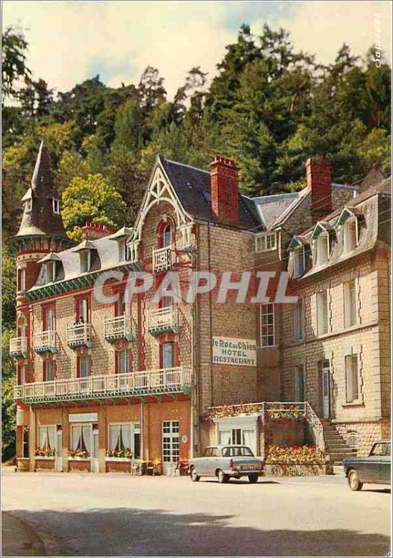 'Modern Postcard Bagnoles de l''Orne (Orne) Hotel du Roc dog'