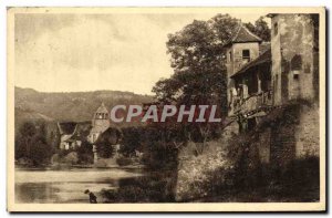 Old Postcard Beaulieu sur Dordogne House of the Clarisse