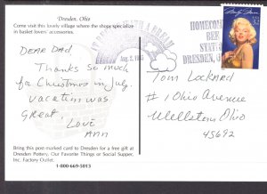 Baskets,Dresden Pottery,Dresden,OH Advertising BIN